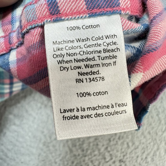 Vineyard Vines Red and Blue Plaid Casual Button Down Shirt - Picture 5 of 9